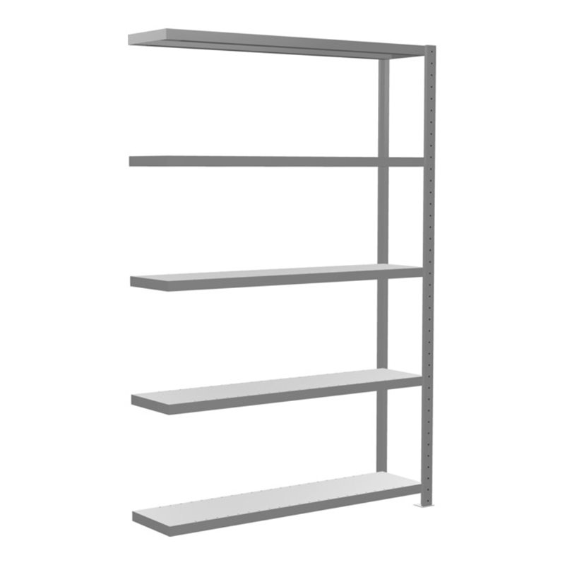 Schulte Anbauregal Steckregal MULTIplus250 2000 x 1300 x 300 mm 5 Fachböden Kreuzstrebe verzinkt