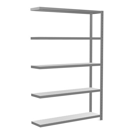 Schulte Anbauregal Steckregal MULTIplus250 2000 x 1300 x 300 mm 5 Fachböden Kreuzstrebe verzinkt