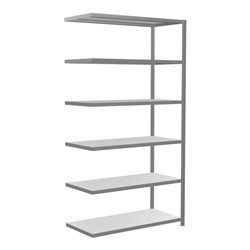 Schulte Anbauregal Steckregal MULTIplus250 2500 x 1300 x 600 mm 6 Fachböden Kreuzstrebe verzinkt