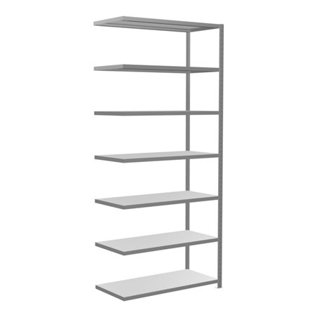 Schulte Anbauregal Steckregal MULTIplus250 3000 x 1300 x 600 mm 7 Fachböden Kreuzstrebe verzinkt