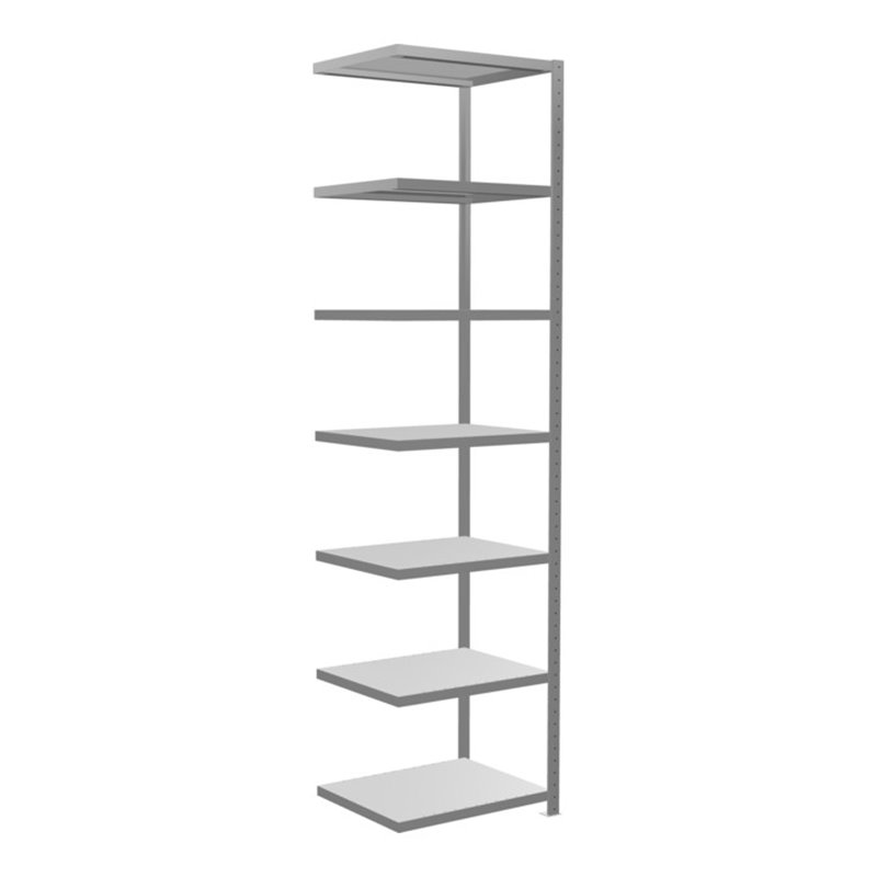 Schulte Anbauregal Steckregal MULTIplus250 3000 x 750 x 600 mm 7 Fachböden Kreuzstrebe verzinkt
