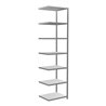 Schulte Anbauregal Steckregal MULTIplus250 3000 x 750 x 600 mm 7 Fachböden Kreuzstrebe verzinkt