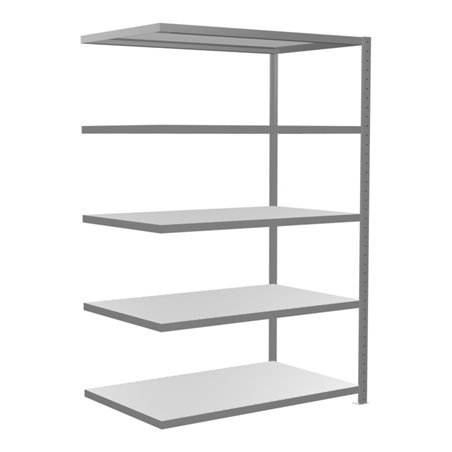 Schulte Anbauregal Steckregal MULTIplus250 2000 x 1300 x 800 mm 5 Fachböden Kreuzstrebe verzinkt