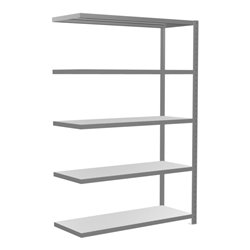 Schulte Anbauregal Steckregal MULTIplus250 2000 x 1300 x 500 mm 5 Fachböden Kreuzstrebe verzinkt