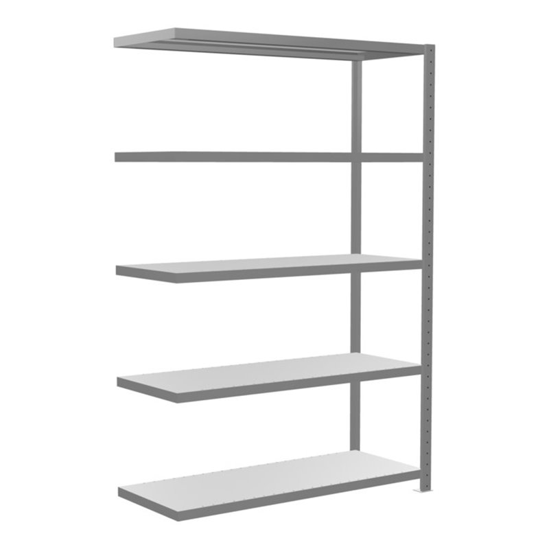 Schulte Anbauregal Steckregal MULTIplus250 2000 x 1300 x 500 mm 5 Fachböden Kreuzstrebe verzinkt