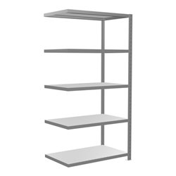 Schulte Anbauregal Steckregal MULTIplus250 2000 x 1000 x 600 mm 5 Fachböden Kreuzstrebe verzinkt