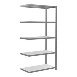 Schulte Anbauregal Steckregal MULTIplus250 2000 x 1000 x 500 mm 5 Fachböden Kreuzstrebe verzinkt