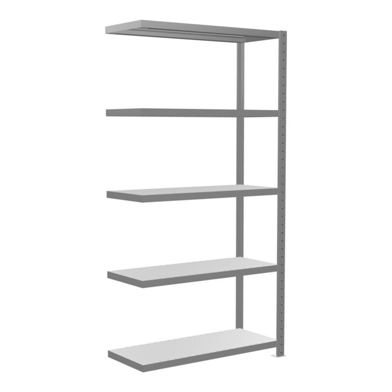 Schulte Anbauregal Steckregal MULTIplus250 2000 x 1000 x 400 mm 5 Fachböden Kreuzstrebe verzinkt