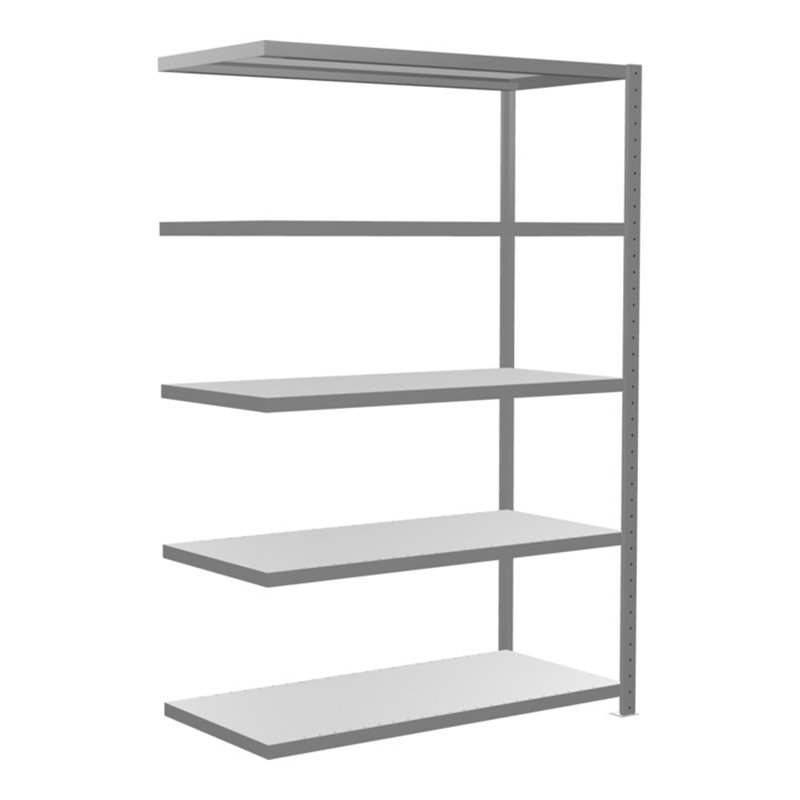 Schulte Anbauregal Steckregal MULTIplus250 2000 x 1300 x 600 mm 5 Fachböden Kreuzstrebe verzinkt