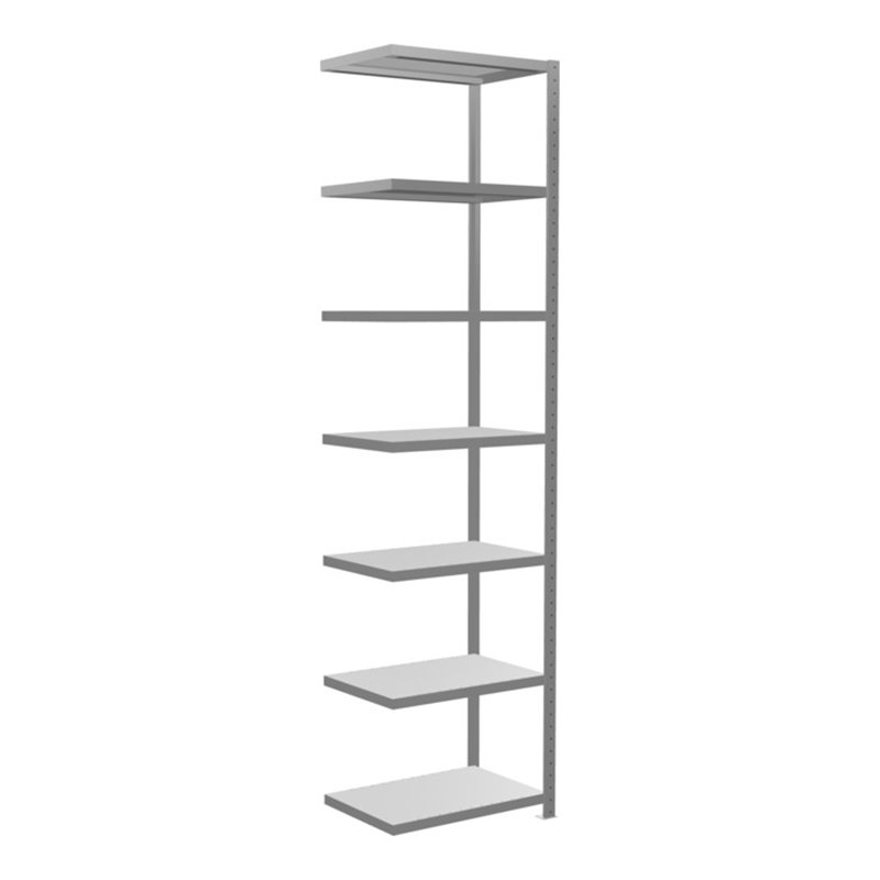 Schulte Anbauregal Steckregal MULTIplus250 3000 x 750 x 500 mm 7 Fachböden Kreuzstrebe verzinkt