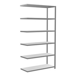 Schulte Anbauregal Steckregal MULTIplus250 2500 x 1300 x 500 mm 6 Fachböden Kreuzstrebe verzinkt