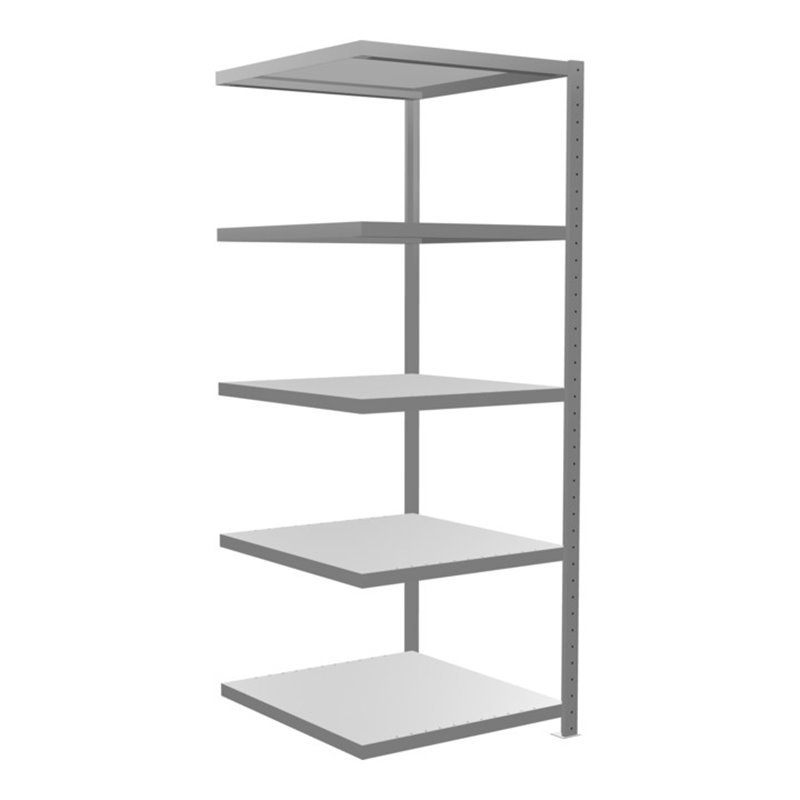 Schulte Anbauregal Steckregal MULTIplus250 2000 x 750 x 800 mm 5 Fachböden Kreuzstrebe verzinkt