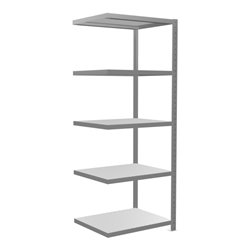 Schulte Anbauregal Steckregal MULTIplus250 2000 x 750 x 600 mm 5 Fachböden Kreuzstrebe verzinkt