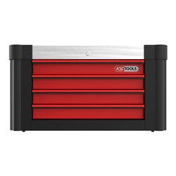 KS Tools PERFORMANCEplus P10TC SCHWARZ/ROT Werkstattwagenaufsatz mit 4 Schubladen