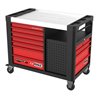 KS Tools PERFORMANCEplus P35 SCHWARZ/ROT Werkstattwagen mit 12 Schubladen