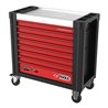 KS Tools PERFORMANCEplus P25 SCHWARZ/ROT Werkstattwagen mit 8 Schubladen