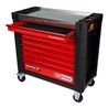 KS Tools PERFORMANCEplus P25 SCHWARZ/ROT Werkstattwagen mit 8 Schubladen