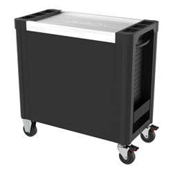 KS Tools PERFORMANCEplus P25 SCHWARZ/ROT Werkstattwagen mit 8 Schubladen