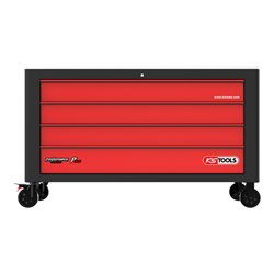 KS Tools PERFORMANCEplus P40 SCHWARZ/ROT Werkstattwagen mit 4 Schubladen