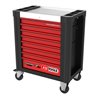 KS Tools PERFORMANCEplus P10 SCHWARZ/ROT Werkstattwagen mit 8 Schubladen