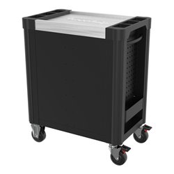 KS Tools PERFORMANCEplus P10 SCHWARZ/ROT Werkstattwagen mit 8 Schubladen