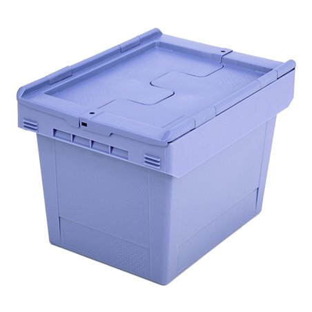 Bito Mehrwegbehälter mit Deckel/Bügel/Kufe / MBD43271 L400xB300xH290 mm, taubenblau