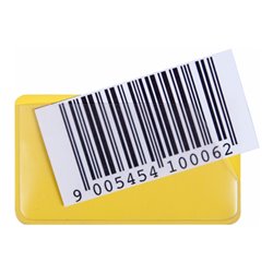 Eichner Selbstklebende Einsteckhüllen 58 x 138 mm gelb