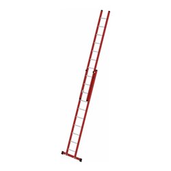 MUNK Kunststoff-Schiebe/Seilzugleiter 2-teilig Standtraverse 2 x 10 Sprossen