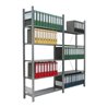 Regalwerk BERT Ordnerregal Anbaufeld HxBxT 2000x875x300mm 5 Fachböden & 5 Ebenen