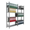 Regalwerk BERT Ordnerregal Anbaufeld HxBxT 2325x875x300mm 6 Fachböden & 6 Ebenen