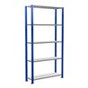 Schulte Grundregal Steckregal MULTIplus85 2000 x 1000 x 300 mm 5 Fachböden Kreuzstrebe RAL 5010 enzianblau