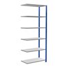 Schulte Anbauregal Steckregal MULTIplus85 2500 x 1000 x 500 mm 6 Fachböden Kreuzstrebe RAL 5010 enzianblau