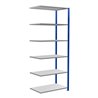 Schulte Anbauregal Steckregal MULTIplus85 2500 x 1000 x 600 mm 6 Fachböden Kreuzstrebe RAL 5010 enzianblau