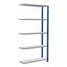 Schulte Anbauregal Steckregal MULTIplus85 2000 x 1000 x 300 mm 5 Fachböden Kreuzstrebe RAL 5010 enzianblau