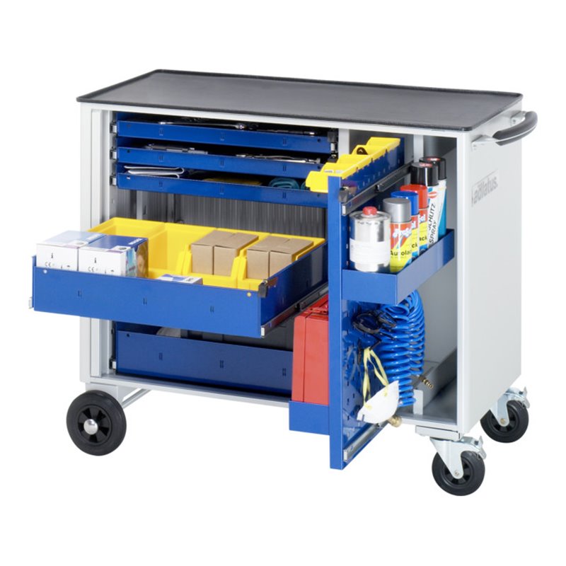 Rau Werkzeugwagen mit 5 Schubladen Metall BxTxH 1025x520x890mm