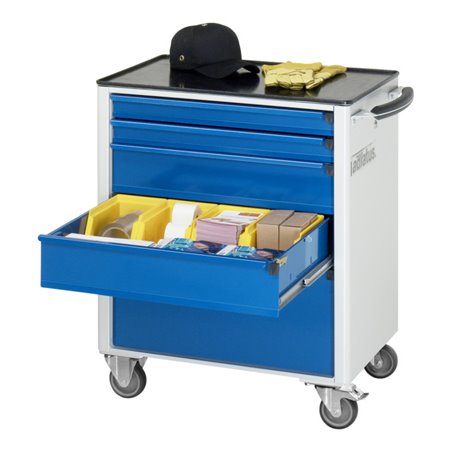 Rau Werkzeugwagen mit 5 Schubladen Metall BxTxH 700x500x860mm