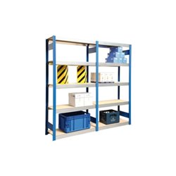 Regalwerk BERT-Großfachregal 250 kg Anbaufeld LR 7035 Stecksystem HxBxT 2000x1285x600 mm