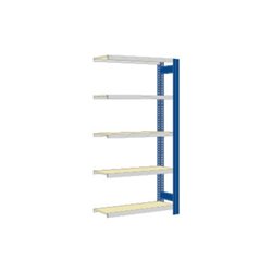 Regalwerk BERT-Großfachregal 250 kg Anbaufeld LR 7035 Stecksystem HxBxT 2000x1285x600 mm