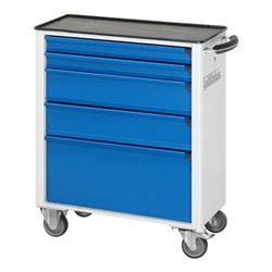 Rau Werkzeugwagen mit 5 Schubladen Metall BxTxH 700x350x860mm