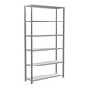 Schulte Grundregal 'Steckregal MULTIplus150', 2500 x 1300 x 400 mm Agmessung, 6 Fachböden, Kreuzstrebe verzinkt