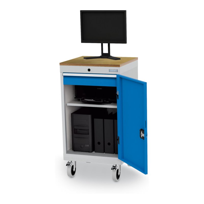 Bedrunka+Hirth Computerschrank mobil BxTxH 530x500x1000 mm