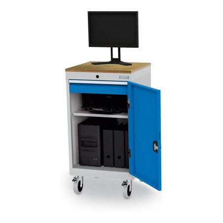 Bedrunka+Hirth Computerschrank mobil BxTxH 530x500x1000 mm