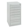 Stumpf Schubladenschrank Serie T-100/35-1, 6 Schubladen lichtgrau (4x100, 2x200mm)