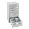 Stumpf Schubladenschrank Serie T-100/35-1, 6 Schubladen lichtgrau (4x100, 2x200mm)