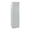 Stumpf Schubladenschrank Serie T-100/35-5, 17 Schubladen lichtgrau (17x100mm)