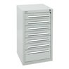 Stumpf Schubladenschrank Serie T-100/35-1, 7 Schubladen lichtgrau (6x100, 1x200mm)