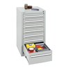 Stumpf Schubladenschrank Serie T-100/35-1, 7 Schubladen lichtgrau (6x100, 1x200mm)