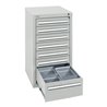 Stumpf Schubladenschrank Serie T-100/35-1, 7 Schubladen lichtgrau (6x100, 1x200mm)