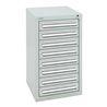 Stumpf Schubladenschrank Serie T-100/35-1, 8 Schubladen lichtgrau (8x100mm)
