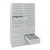 Stumpf Schubladenschrank Serie T-100/35-4, 26 Schubladen lichtgrau (18x100, 8x200mm)